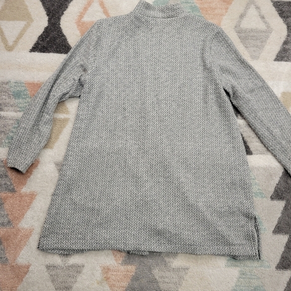 Maurices Tweed Black White Over Coat Size XXL - Picture 6 of 7